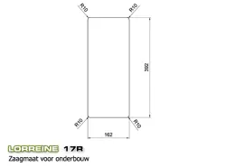 Lorreine 17R Luxe Малка мивка неръждаема стомана 17см за монтаж под, над и на нивото на плота 1150178225