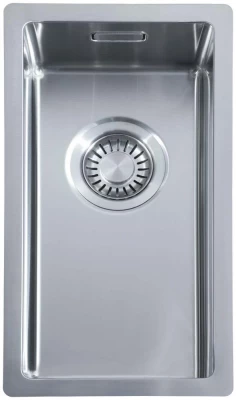 ABK Bingara Малка мивка от неръждаема стомана 20x40cm за монтаж под, над и на нивото на плота BIN20FVI