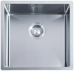 ABK Bingara 40fvi Мивка от неръждаема стомана 40x40cm монтаж под, над и на нивото на плота BIN40FVI