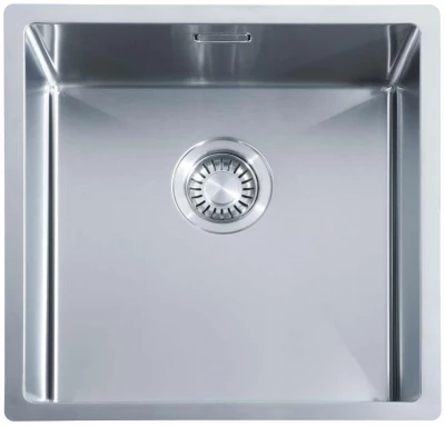 ABK Bingara 40fvi Мивка от неръждаема стомана 40x40cm монтаж под, над и на нивото на плота BIN40FVI