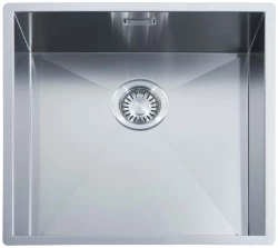 ABK Baronga Голяма квадратна мивка неръждаема стомана 46x46 cm монтаж под, над и на нивото на плота BAR46FVI