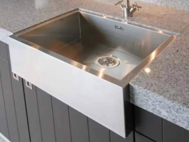 ABK Baronga 6054f Вградена рустикална мивка със завършена фасада 1150424037