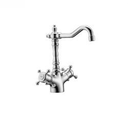Huber Victorian Термостатичен смесител за умивалник Хром-Злато VTT520107G
