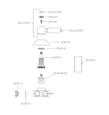 Huber Croisette Превключващ кран Бронз 1/2 CS00027027