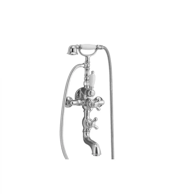 Смесител за вана Huber Croisette с термостат, бронз 198.CS01H.BA