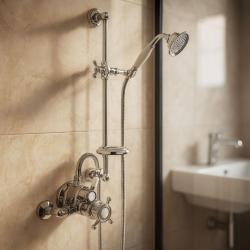 Хубер Викториански Термостатичен Комплект за Душ Хром 190R.VT01H.CR