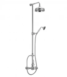 Huber Victorian Термостатичен комплект за душ 20cm Бронз 590.VN21H.BA