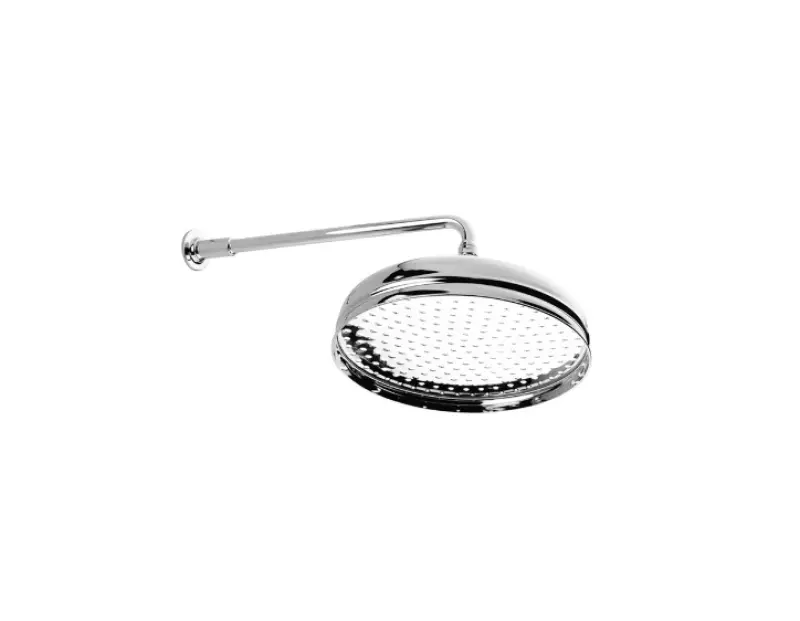 Huber Носталгичен голям класически душ за дъжд 30см Бронз със стенен ръкав 612.03H.BA