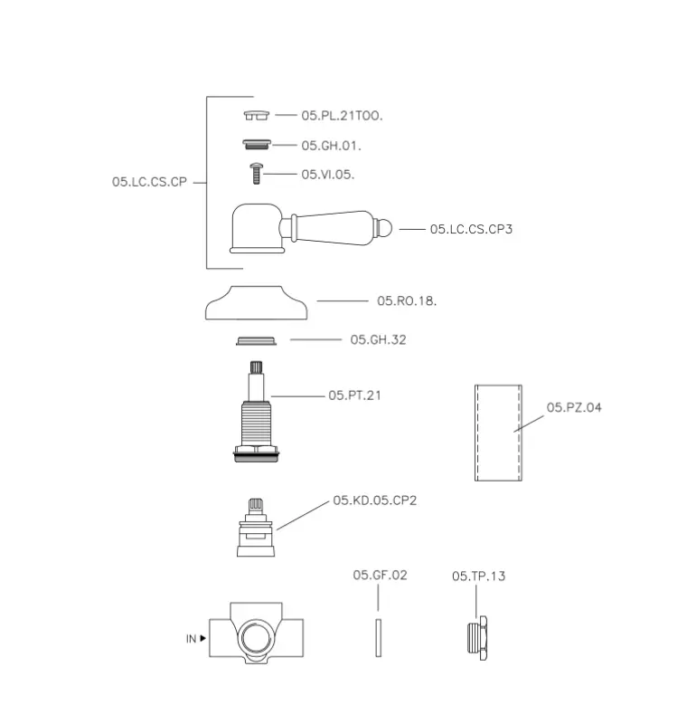 Huber Croisette Превключвател Кран Злато 653.CS01H.AG