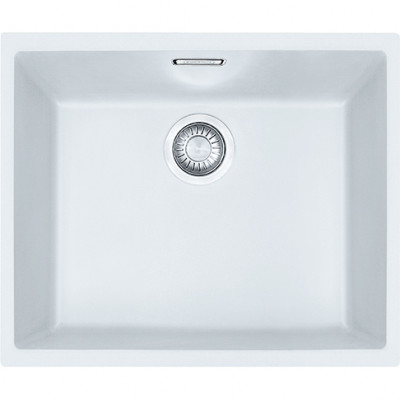 Franke Sirius 2 S2D 110.50 бял синтетичен мивка 50x41cm за вграждане 125.0252.224