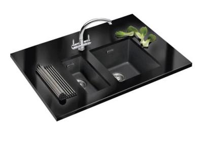 Franke Sirius 2 S2D 110.34 пластмасова черна мивка 34x41cm за вграждане 125.0252.227