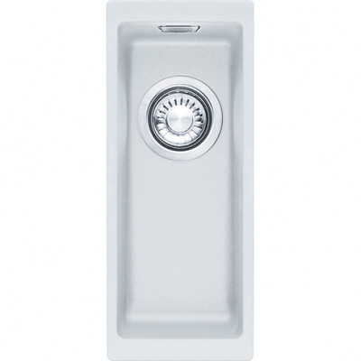 Franke Sirius 2 S2D 110.16 пластмасова малка бяла мивка 16x41cm за монтаж отдолу 125.0252.233