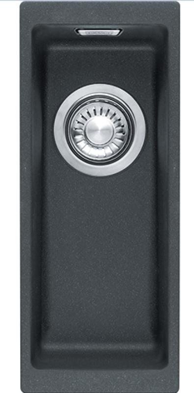 Franke Sirius 2 S2D 110.16 пластмасова черна мивка 16x41cm за вграждане 125.0252.231