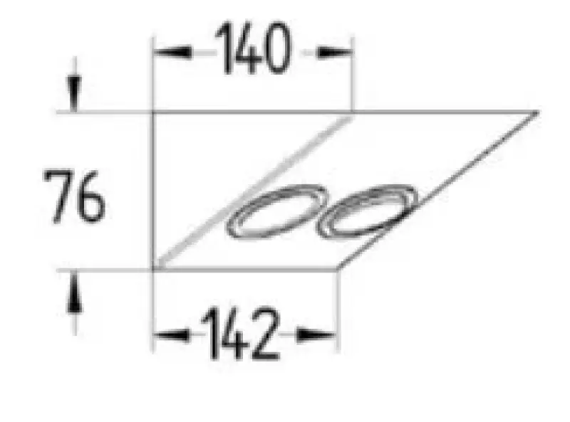 Indux Кухненски контакт с едно гнездо и превключвател за монтаж под кухненски шкаф, инокс 1156280162