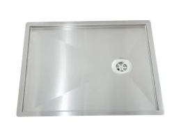 ABK Baronga Отцедник от неръждаема стомана 52x40cm, монтаж на нивото на плота BAR52FVI