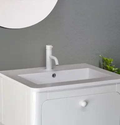 Waterevolution Flow умивалник кран матово бял T110BR
