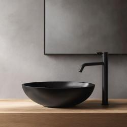 Waterevolution Flow висока смесителна батерия за умивалник, включително сив капак за сифон T115PR