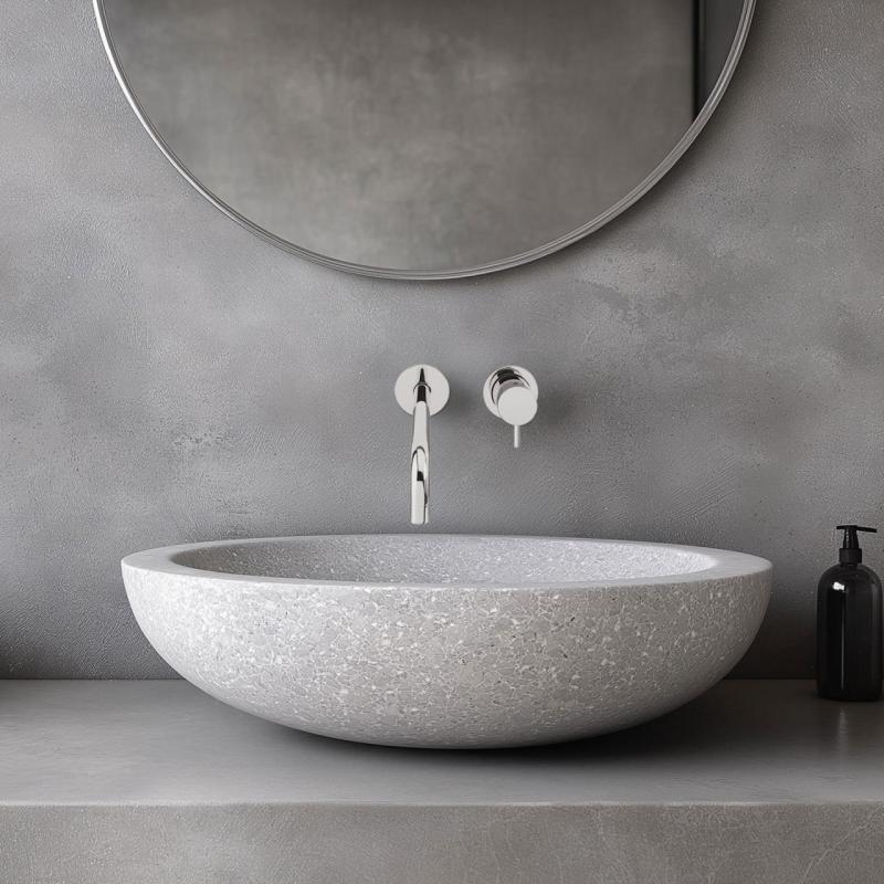 Waterevolution Flow вграден смесител за умивалник, хромиран, с излив 25 cm T116B01-25