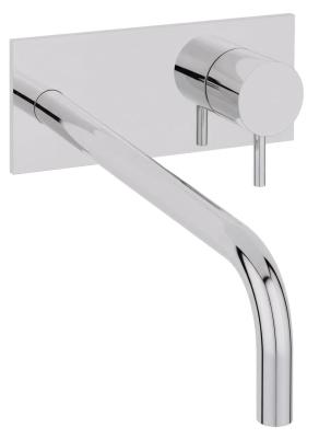 Вграден смесител за мивка Waterrevolution Flow с покритие хром и излив 25cm T1161B01-25