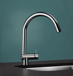 Waterevolution Flow кухненски смесител с издърпващ се чучур, хром T15501