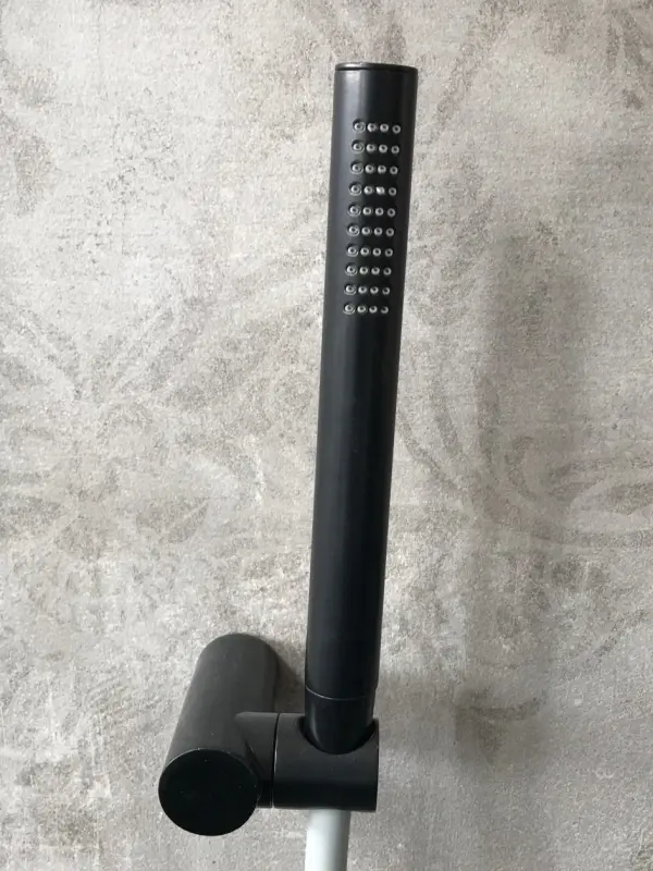 Waterevolution Flow батария за вана с ръчен душ комплект матово черно T130PR