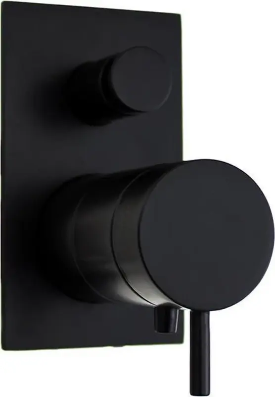 Вграден душ термостат Waterevolution Flow с 2 изхода в матово черно T132TBPR