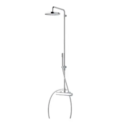 Waterevolution Flow комбинация за душ с термостат и дъждовен душ хром T141T01