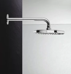 Водна революция Flow главен душ 200мм със стенна връзка хром T164101