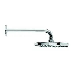 Водна революция Flow главен душ 200мм със стенна връзка хром T164101