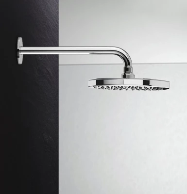 Waterevolution Flow душ за глава 200 mm с монтаж на стена, хром T164101