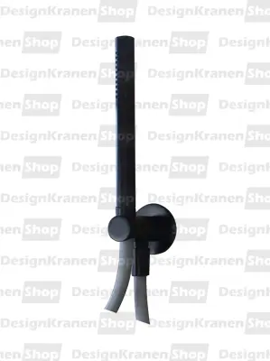 Комплект за баня Waterevolution Flow с включена стенна връзка, мат черен T1621PR