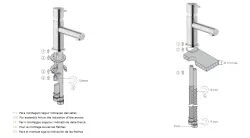 Waterevolution S22 неръждаема стомана мивка с отпадък T410IE
