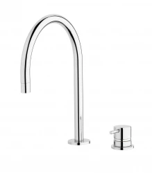 Waterevolution Flow 2-дупков смесител за мивка хром T112U01