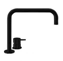Waterevolution Flow 2-дупков смесител за умивалник матов черен T112HPR