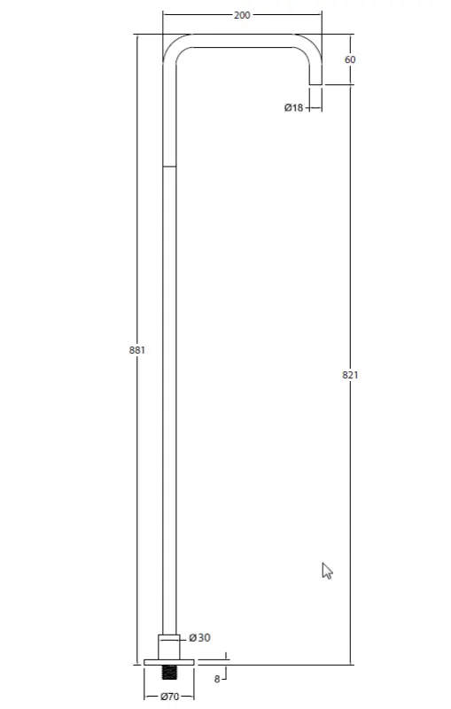 Waterevolution Flow Свободностоящ смесител за умивалник Излив Матово черно T1.676.PR