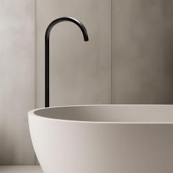 Водна революция Стоящ сифон за вана Flow матово черен T1673PR