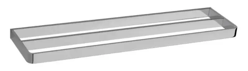 Водна революция Дълбок двоен държач за кърпи 60 см хром A212D01