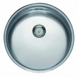 Reginox R26076 Кръгла иноксова мивка L18390 комфорт, монтаж под, над и на нивото на плота T2903LLU06GDS