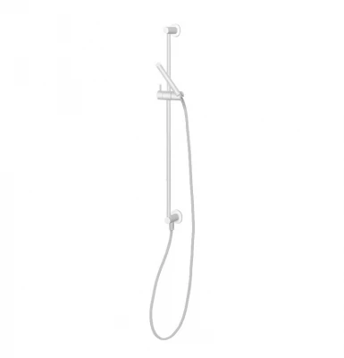 Комплект за душ с ръчен душ и плъзгач Waterrevolution Flow 800mm мат бял T1661BR