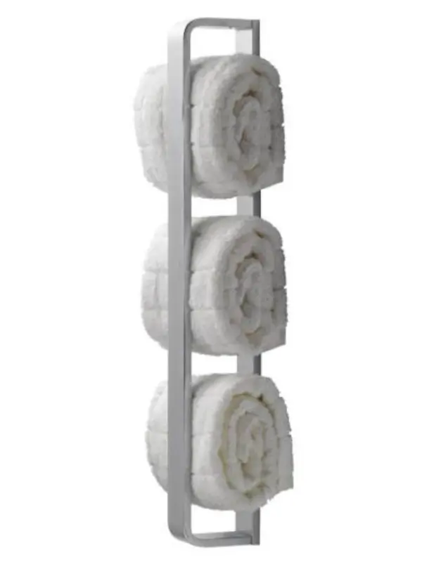 Waterrevolution Вертикален държач за кърпи 40cm матово бяло A216BR