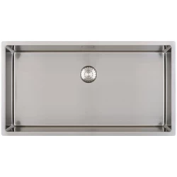Caressi R10 Иноксова мивка 74x40cm, монтаж под, над и на нивото на плота CAPP74R10
