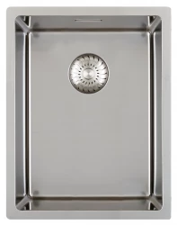 Caressi R10 нИноксова мивка 34x40cm , монтаж под, над и на нивото на плота CAPP34R10