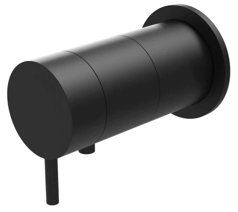 Waterevolution Flow вграден душ термостат с кръгла розетка, матово черно 1208778082 T142TBPR