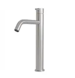 Waterrevolution Flow висок чучур за умивалник за умивалници вкл. клик-плъг, изцяло от неръждаема стомана T115IE