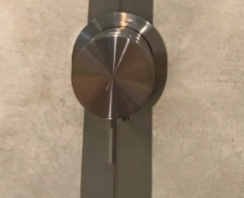 Waterevolution Flow вграден душ термостат от масивна неръждаема стомана с кръгла розетка T142TBIE 1208816582