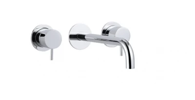 Waterevolution Flow 3-отворен вграден смесител за умивалник, хром, с излив 21 cm T1163F01-21