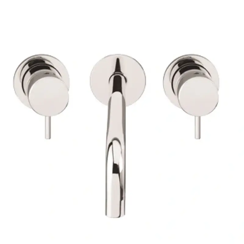 Waterevolution Flow 3-отворен вграден смесител за умивалник, хром, с излив 21 cm T1163F01-21