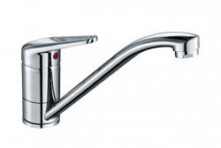 Franke Delta Novara Plus Кухненски смесител със статичен чучур, хром 115.0347.142