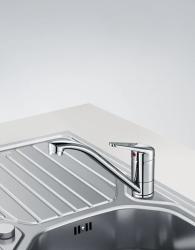 Franke Delta Novara Plus Кухненски смесител със статичен чучур, хром 115.0347.142