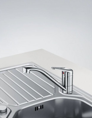 Franke Delta Novara Plus Кухненски смесител със статичен чучур, хром 115.0347.142